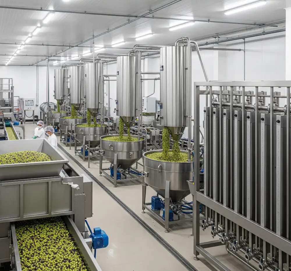 Zeytinyağı Fabrikası Çalışma Sistemi | Üretim Hatları ve Teknolojiler